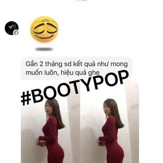 Kem nở mông Booty pop