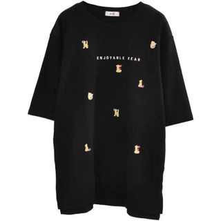 Áo thun unisex Black Pink - Free size - Màu đen