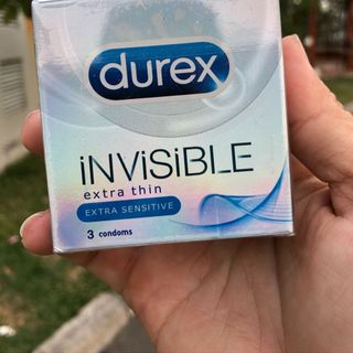 Bao cao su durex invisible nhỏ hộp 3