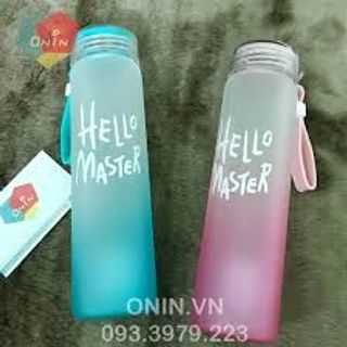 Bình Đựng Nước Hello Master Thủy Tinh