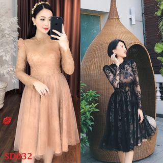 ĐẦM REN XÈO THIẾT KẾ TIỂU THƯ XINH XẮN - SD032