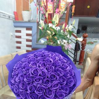 Hoa hồng sáp thơm 66 bông