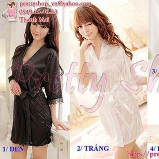 Áo choàng ngủ thun lụa MS01