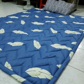 Nệm trải sàn kiêm đệm trả giường cotton lụa 160200cm