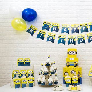 Bộ trang trí sinh nhật Minion