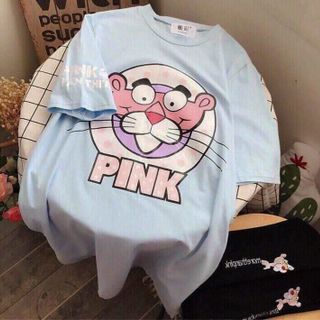 Áo thun unisex - Báo hồng - Free size - Đủ màu