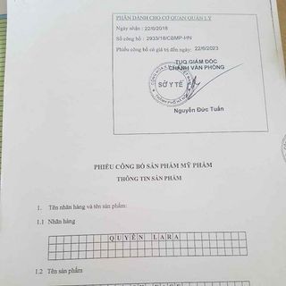 Sữa rửa mặt quyên Lara