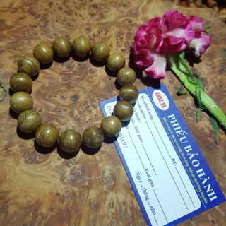 Vòng trầm hương indo tự nhiên size 14mm