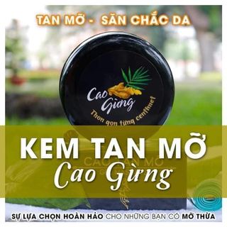 Giảm mỡ bụng hiệu quả- CAO GỪNG THIÊN NHIÊN