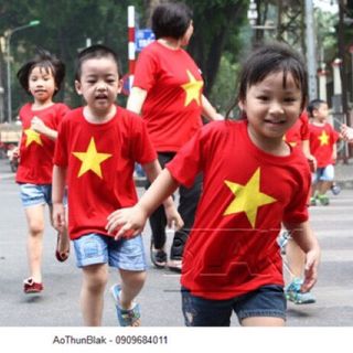 Áo cờ đỏ sao vàng chất thun đẹp