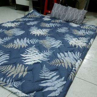Nệm trải sàn kiêm đệm trải giường cotton lụa 180200cm