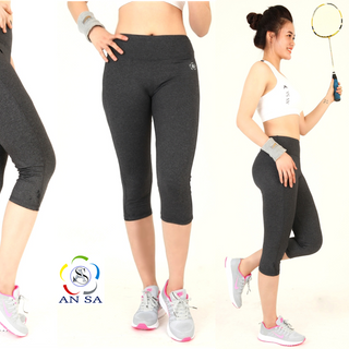 Quần leggin lửng tập thể dục tập gym vận động thể thao mặc ở nhà free size giá sỉ