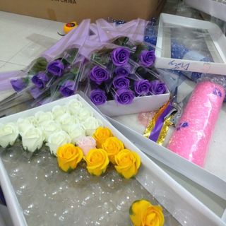 Hoa hồng sáp thơm lẻ bông