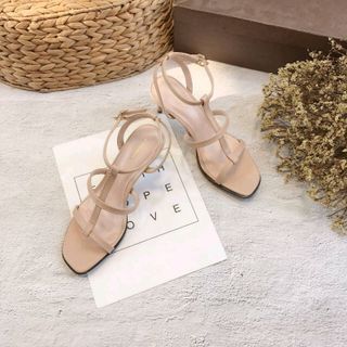 Giày sandal dây cực đẹp gót 7p