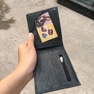 VÍ DA BÒ TẠI XƯỞNG VÂN GỖ