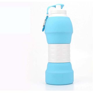 Bình Thể Thao Du Lịch Leo Núi Cắm Trại Gấp Gọn Silicone