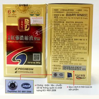 POCHEON cao hồng sâm cao ly 100 hàn quốc