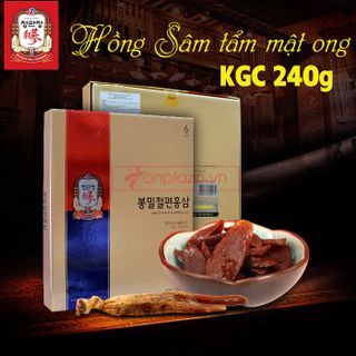 Hồng sâm tẩm mật ong chính phủ KGC hộp 240g