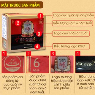 Viên hồng sâm chính phủ KGC hộp 100 viên