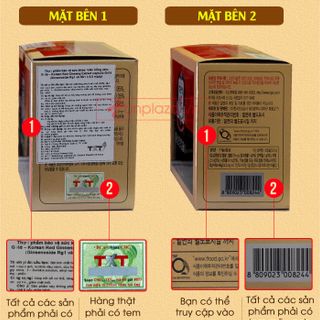Viên hồng sâm chính phủ KGC hộp 100 viên