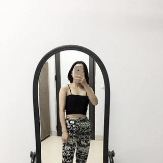 Quần lanh bom dáng dài