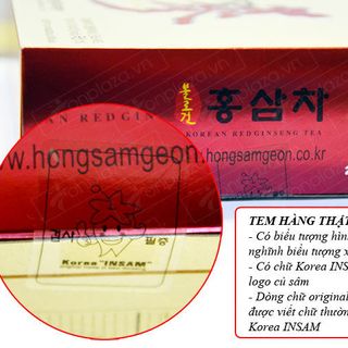 Trà hồng sâm bổ gan Deadong Hàn Quốc
