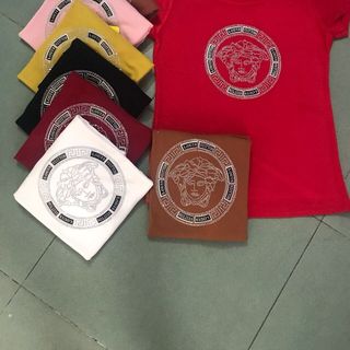 áo thun đính đá hình thật