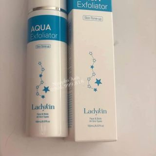 TẨY TẾ BÀO CHẾT DẠNG XỊT CHO MẶT VÀ BODY LADYKIN AQUA EXFOLIATOR 150ml