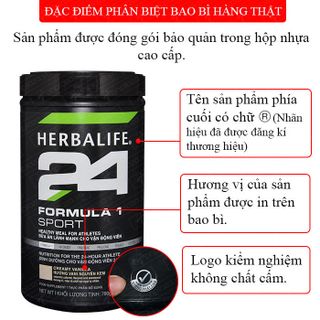 Hỗn hợp dinh dưỡng Herbalife Fomular sport hương Vani