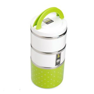 Cặp Lồng Giữ Nhiệt Chấm Bi Ruột Inox
