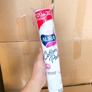 BÔNG TẨY TRANG AURA 150 MIẾNG
