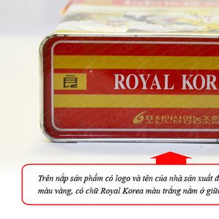Hồng sâm củ khô Punggi Hàn Quốc hộp thiếc 150g