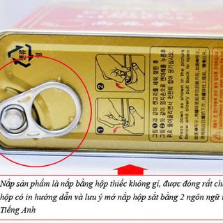 Hồng sâm củ khô Punggi Hàn Quốc hộp thiếc 150g