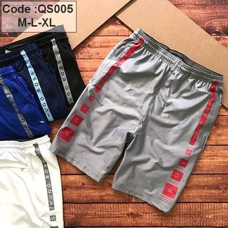 QS005 -Quần thể thao nam viền chữ dọc