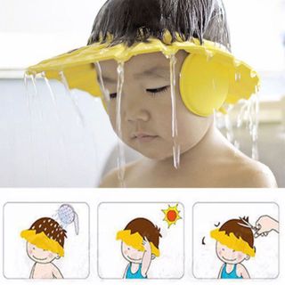 MŨ CHẮN NƯỚC CÓ BỊT TAI CHO BÉ TẮM AN TOÀN