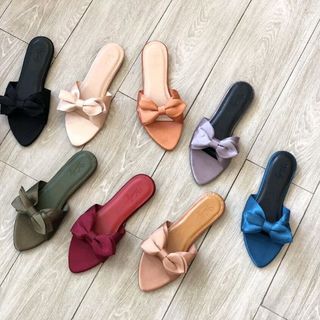 Dép nơ lụa cực xinh