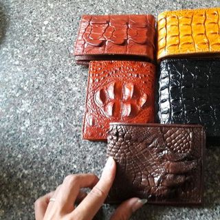 Ví cá sấu nam 2 mặt cá sấu