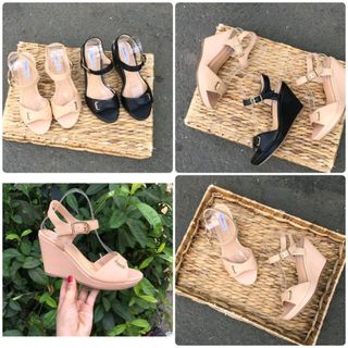 Giày sandal đế xuồng cao 9p kiểu dáng sang trọng dễ đi