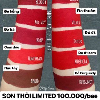 son BBSX phiên bản limited