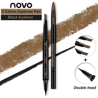 CHÌ 2 ĐẦU VẼ MÀY NGANG VÀ BÚT NƯỚC NOVO