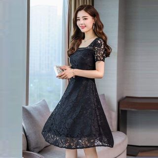 Đầm Ren Xòe Dự Tiệc