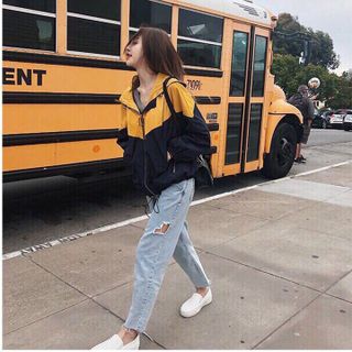 ÁO KHOÁC NỮ DÙ 2 LỚP