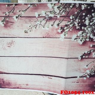 Vải phông nền hoa lá FO1054