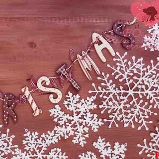 Vải phông nền giáng sinh FO3187