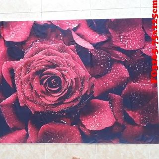 Vải phông nền hoa lá fo3265