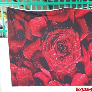 Vải phông nền hoa lá fo3265