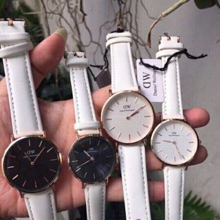 đồng hồ nam nữ dây da