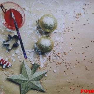 Vải phông nền giáng sinh FO3836