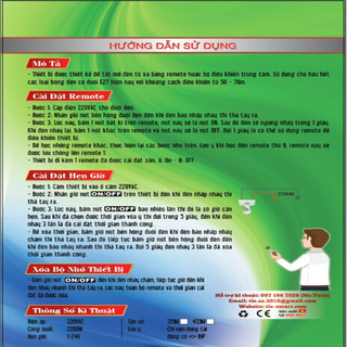 ĐUÔI ĐÈN ĐIỀU KHIỂN TỪ XA