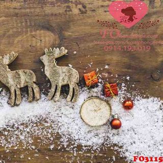 Vải phông nền giáng sinh FO3115